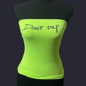 Lime Green Tube Top
